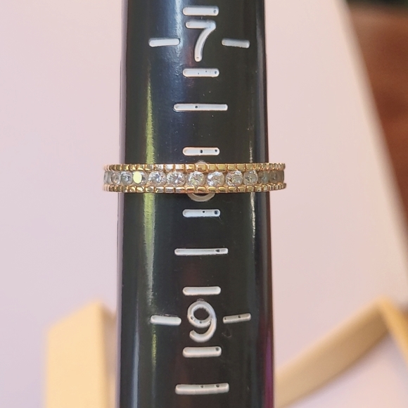 Sterling silver eternity band - Picture 6 of 6